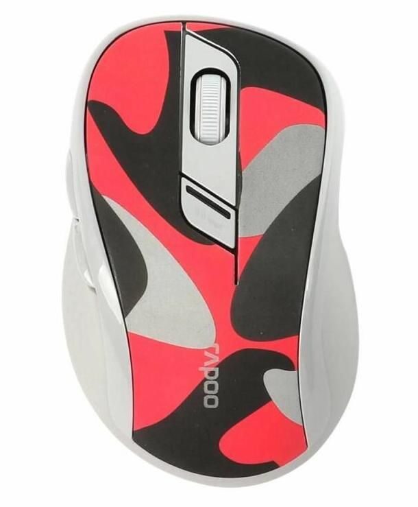 Rapoo M500 Silent - Rot-Camouflage