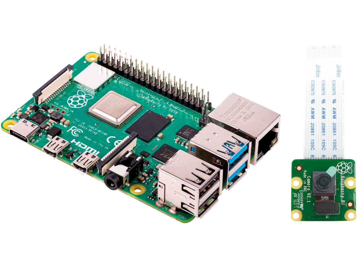 Raspberry Pi Bundle, Pi 4 Model B 8GB + Kameramodul V2 Raspberry Pi Bundle, Pi 4 Model B 8GB + Kameramodul V2 von Pollin Electronic GmbH