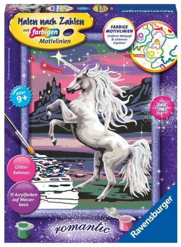 Ravensburger 28563 Malen nach Zahlen: Magisches Einhorn