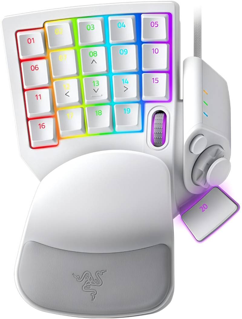 Razer Tartarus Pro Mercury - Gaming Keypad weiß