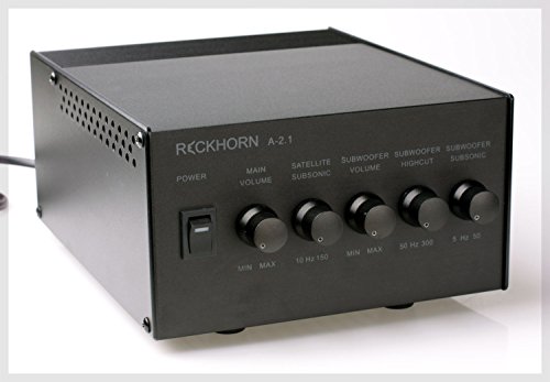 Reckhorn Stereo Verstärker 2.1 Mono Subwoofer - Stereo Endstufe & Aktivweiche