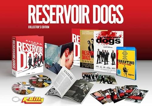 Reservoir Dogs - 4K Limited Uncut Steelbook - Collectors Edition inkl. Booklet, 3 Poster, 8 Artcards, K-BILLY Schlüsselanhänger inkl. Bonus Tarantino - The bloody genius - Blu-ray Reservoir Dogs - 4K Limited Uncut Steelbook - Collectors Edition inkl. Booklet, 3 Poster, 8 Artcards, K-BILLY Schlüsselanhänger inkl. Bonus Tarantino - The bloody genius - Blu-ray