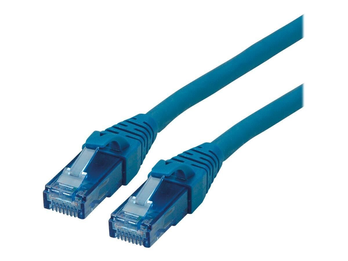 Roline Patch-Kabel RJ-45 (M) zu RJ-45 (M) 1 m UTP CAT 6a blau (21.15.2741)