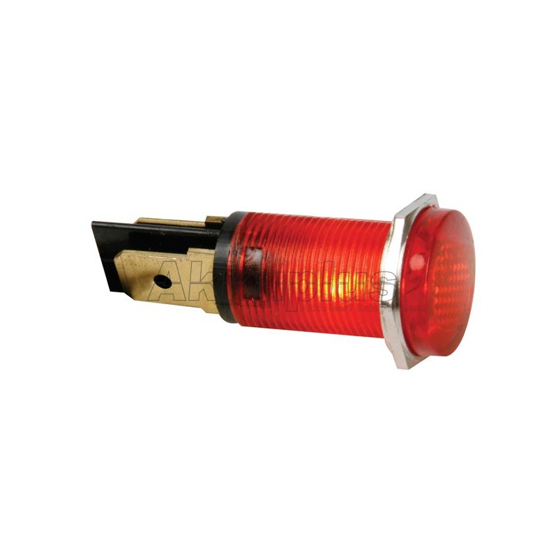 SEDER - HRJC012R - Kontroll-Lampe - Rund - Rot - 12 V - 14mm
