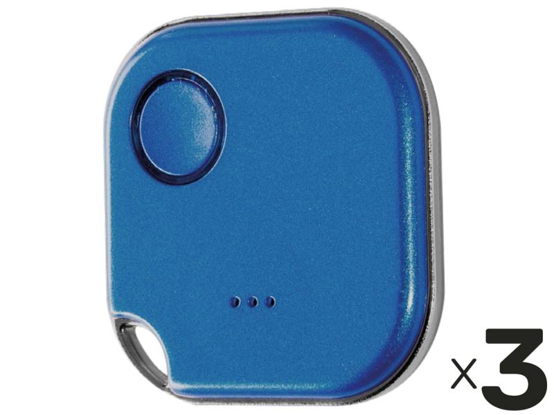 SHELLY Bluetooth Schalter u. Dimmer, Blu Button1, Plug&Play, blau, 3er Set von Shelly