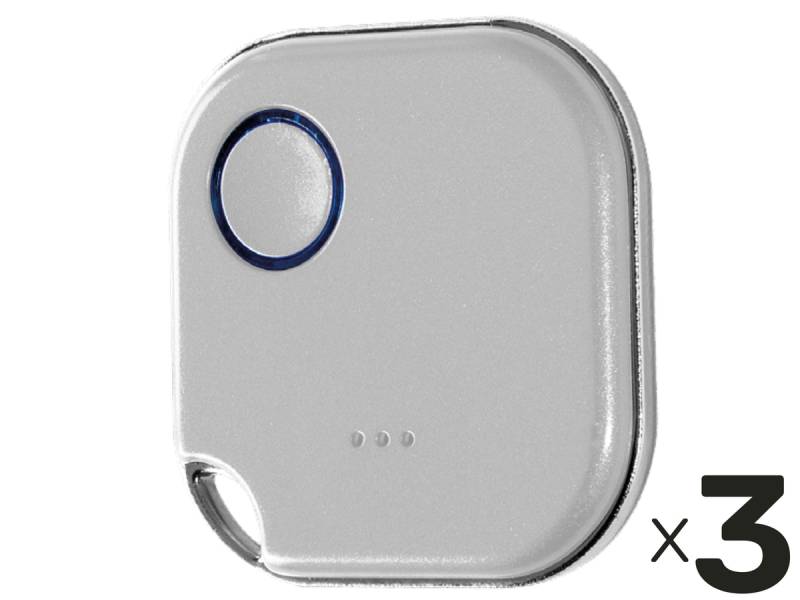 SHELLY Bluetooth Schalter u. Dimmer, Blue Button1, Plug&Play, grau, 3er Set von Shelly
