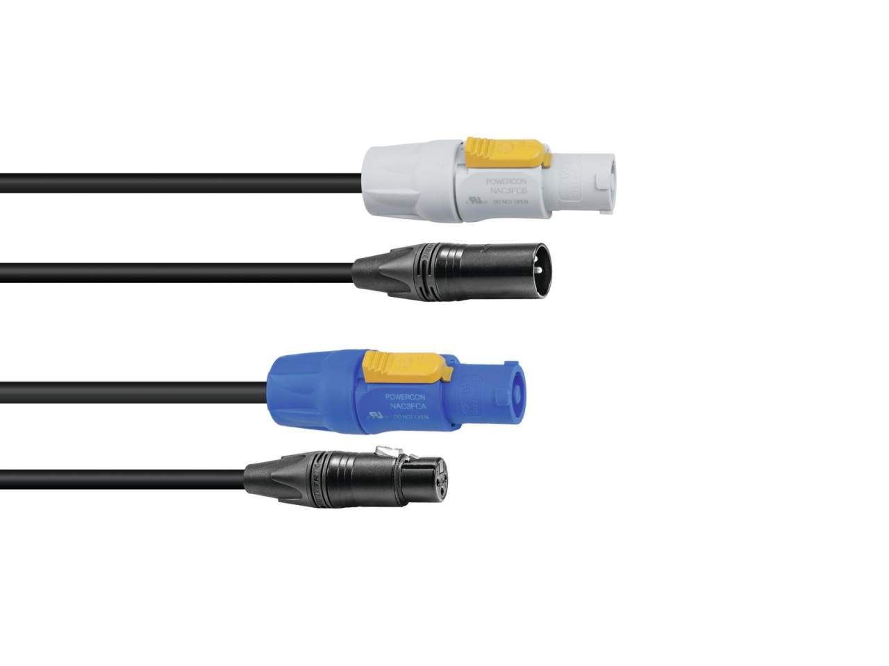 SOMMER CABLE Kombikabel DMX PowerCon/XLR 2,5m SOMMER CABLE Kombikabel DMX PowerCon/XLR 2,5m