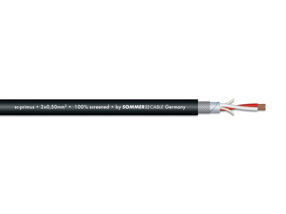 SOMMER CABLE Mikrofonkabel 2x0,50 100m sw SC-Primus SOMMER CABLE Mikrofonkabel 2x0,50 100m sw SC-Primus