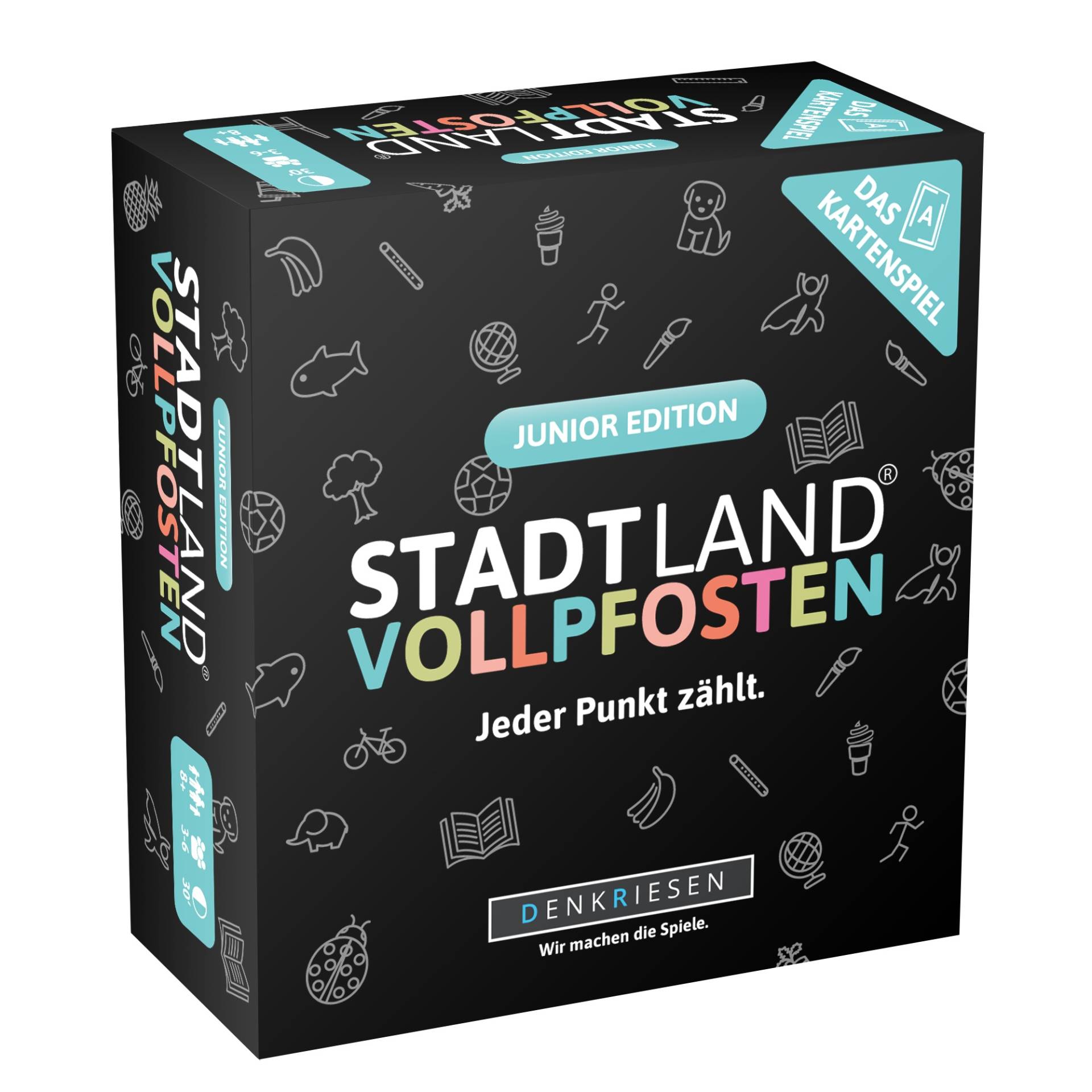STADT LAND VOLLPFOSTEN: Das Kartenspiel – Junior Edition STADT LAND VOLLPFOSTEN: Das Kartenspiel – Junior Edition