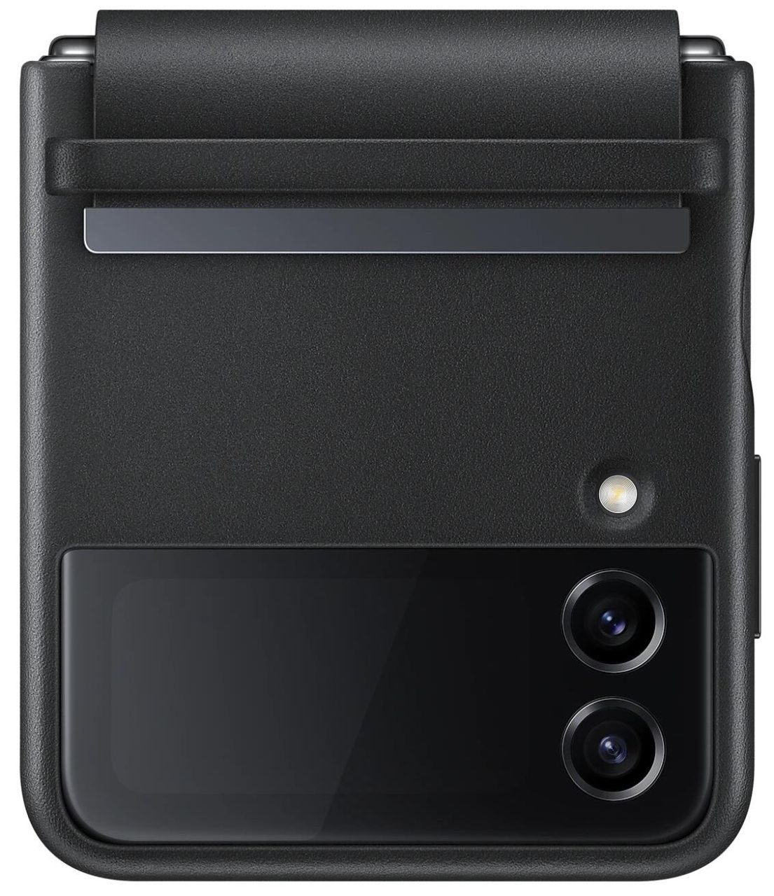 Samsung Flap Leather Cover EF-VF721 für das Galaxy Z Flip4 (Black)