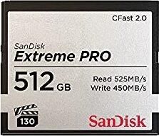 SanDisk Extreme PRO R525/W450 CFast 2.0 CompactFlash Card 512GB