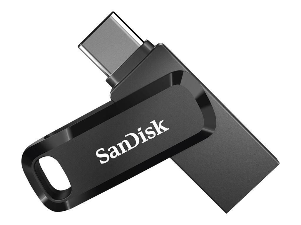 SanDisk Ultra Dual Drive Go USB Type-C schwarz 32GB, USB-C 3.0/USB-A 3.0
