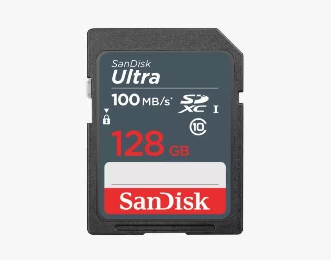 SanDisk Ultra SDXC 128GB 100MB/s - UHS Class 1