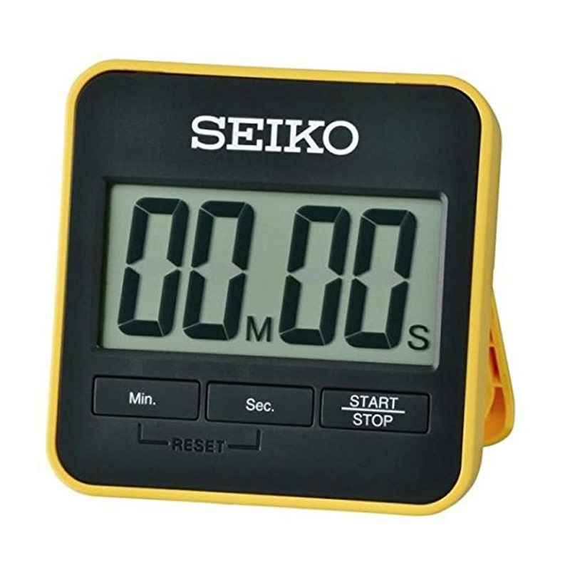 Seiko Digital Countdown Timer und Stoppuhr - Gelb