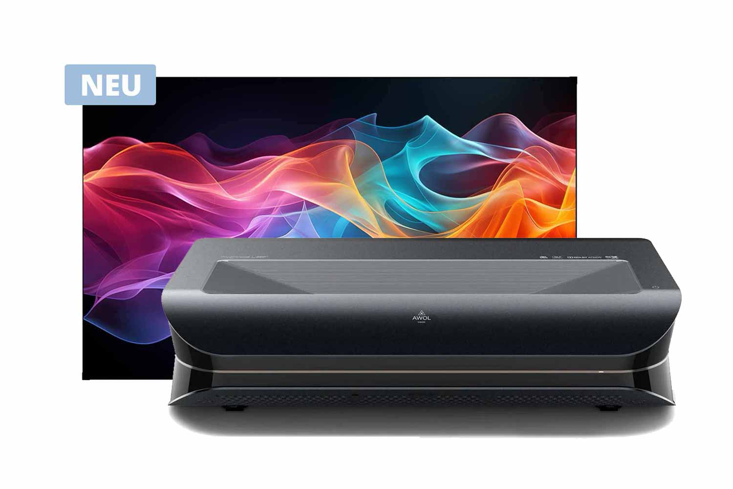 Set: AWOL Vision LTV-3500 Pro Laser TV mit 92 Zoll LumaScreens CLR Leinwand - HEIMKINORAUM Edition Set: AWOL Vision LTV-3500 Pro Laser TV mit 92 Zoll LumaScreens CLR Leinwand - HEIMKINORAUM Edition von AWOL