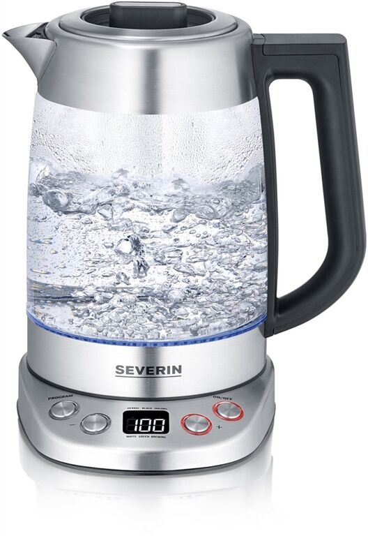Severin  WK 3480  GLAS TEE/WASSERKOCHER (Edelstahl/Glas)