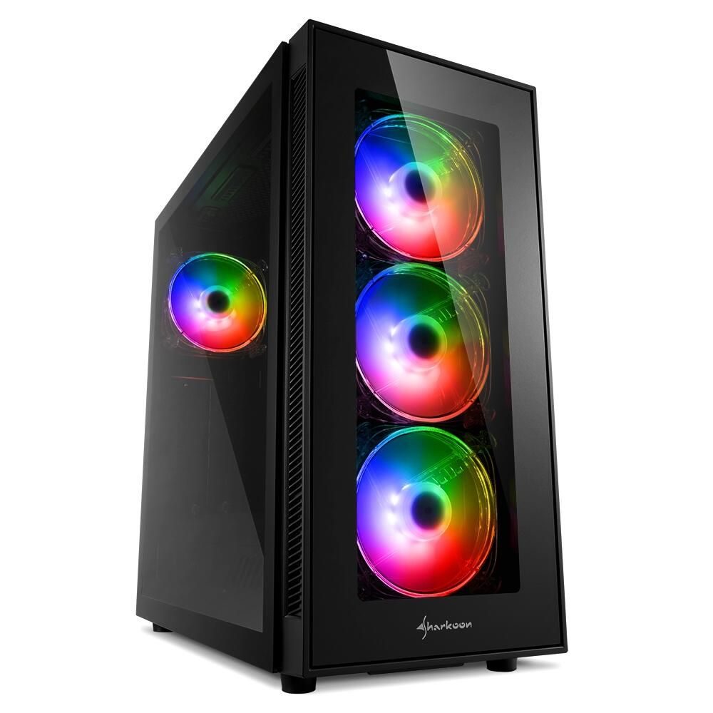 Sharkoon TG5 PRO RGB Tower ATX Gehäuse ohne Netzteil