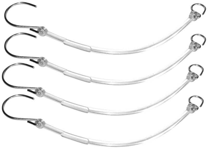Sicherungshaken mit Silikonband, 4 Stück, 260 mm von EAL GmbH