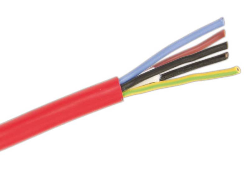 RAUTRONIC Silikon-Leitung SIHF-J, 5x 1,5 mm², 10 m von Rautronic