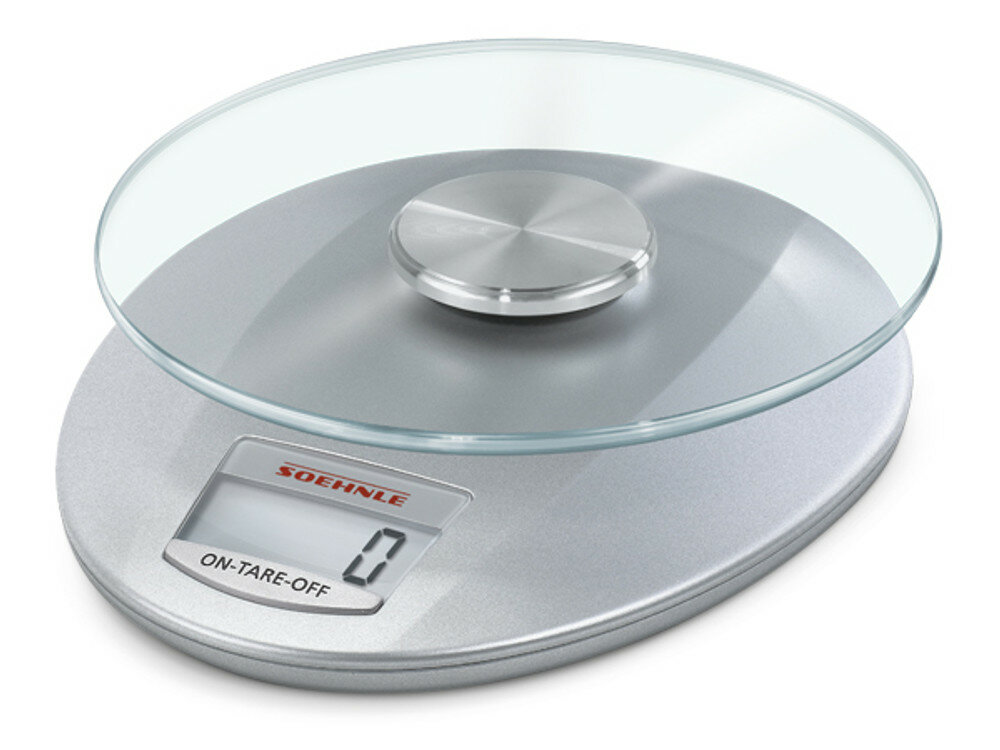 Soehnle Roma Silver Elektronische Küchenwaage Silber Soehnle Roma Silver Elektronische Küchenwaage Silber