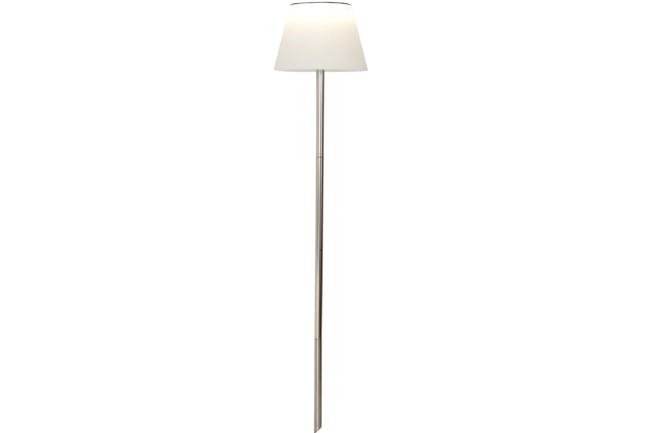 Solar LED Gartenlampe 90 x 18 cm kaltweiß Stehlampe Solarleuchte