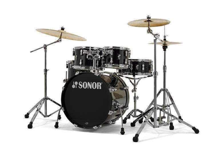 Sonor AQ1 Studio Schlagzeug Piano Black 20/10/12/14 Snare