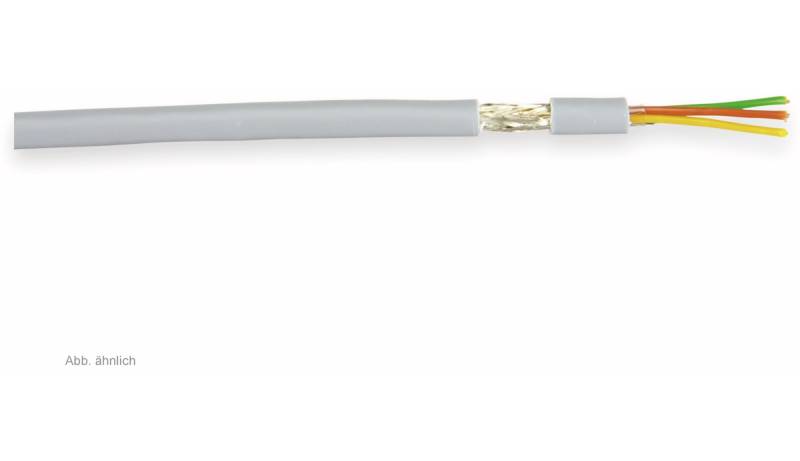 RAUTRONIC Steuerleitung LIYCY, 4x0,14 mm², grau, 10 m von Rautronic