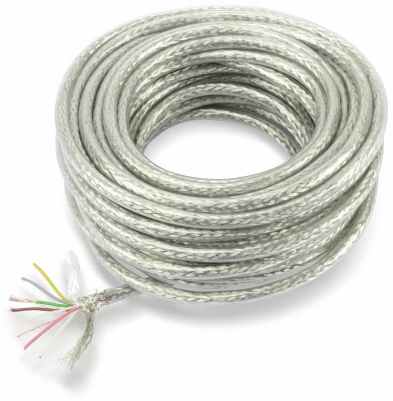 RAUTRONIC Steuerleitung LIYCY, 6 x 0,25 mm², 25 m, transparent von Rautronic