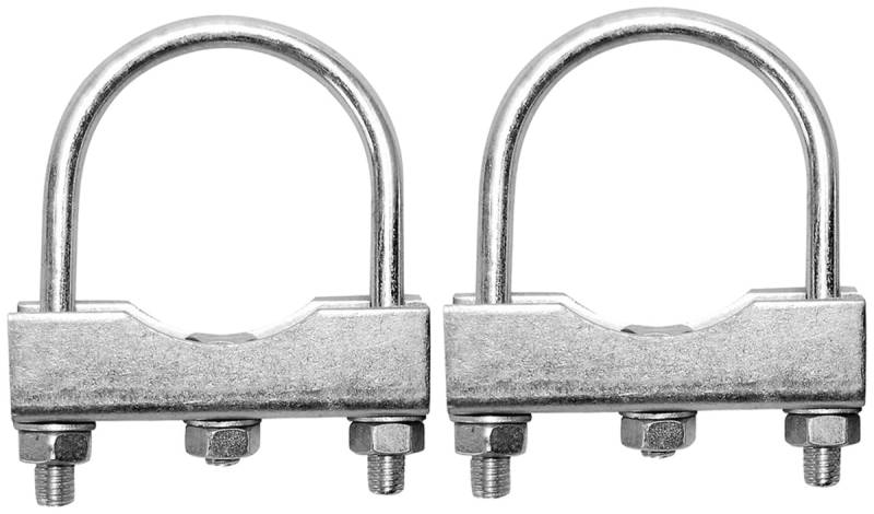 Stützrad- und Rundrohrhalter, 2 Stück, 48 mm von EAL GmbH