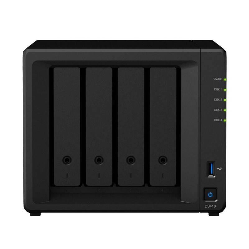 Synology DiskStation DS418 4 Einschübe NAS-Server Leergehäuse (DS418)