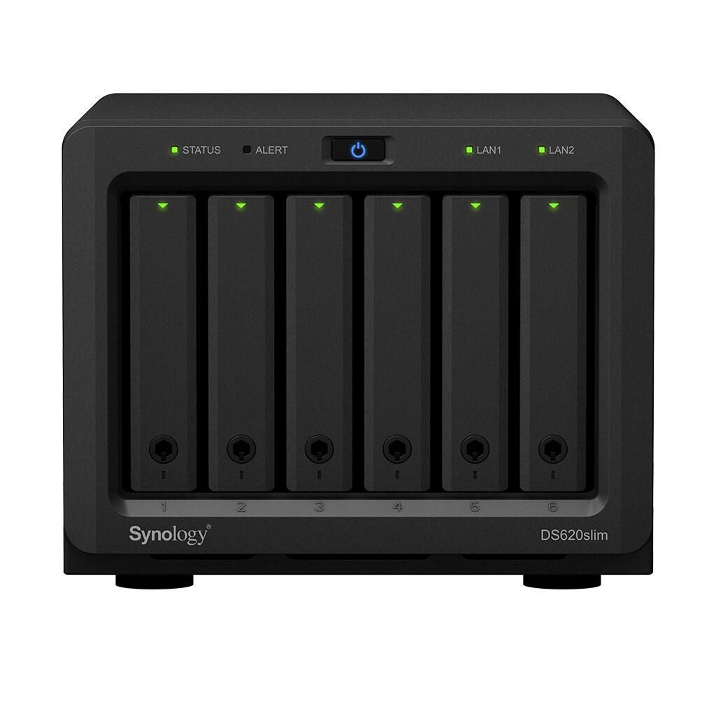 Synology DiskStation DS620Slim 6 Einschübe NAS-Server Leergehäuse (DS620Slim)