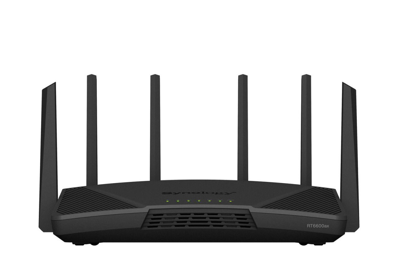 Synology WLAN-Router Wi-Fi 6 Tri-Band 2.5GbE LAN/WAN WPS 2.0 (RT6600AX)
