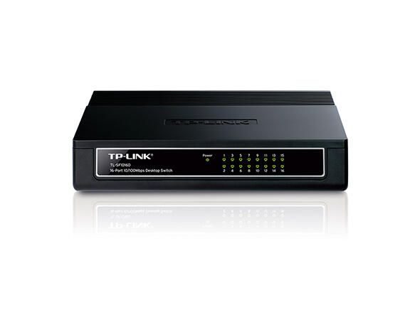 TP-LINK TL-SF1016D 16-Port 100MBit/s Switch