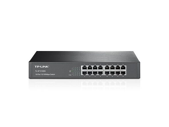 TP-LINK TL-SF1016DS 16-Port 100MBit/s Switch