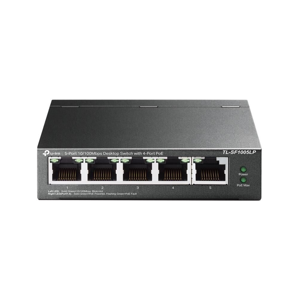 TP-Link TL-SF1005LP 5-Port 10/100Mbps Desktop Switch mit 4-Port PoE