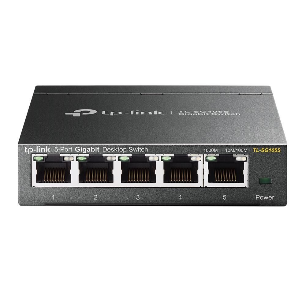 TP-Link TL-SG105S 5-Port 10/100/1000Mbit/s Desktop Switch