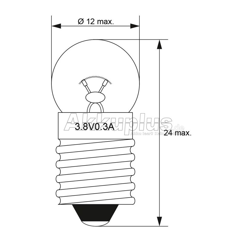 Taschenlampen-Kugel, 1,14 W