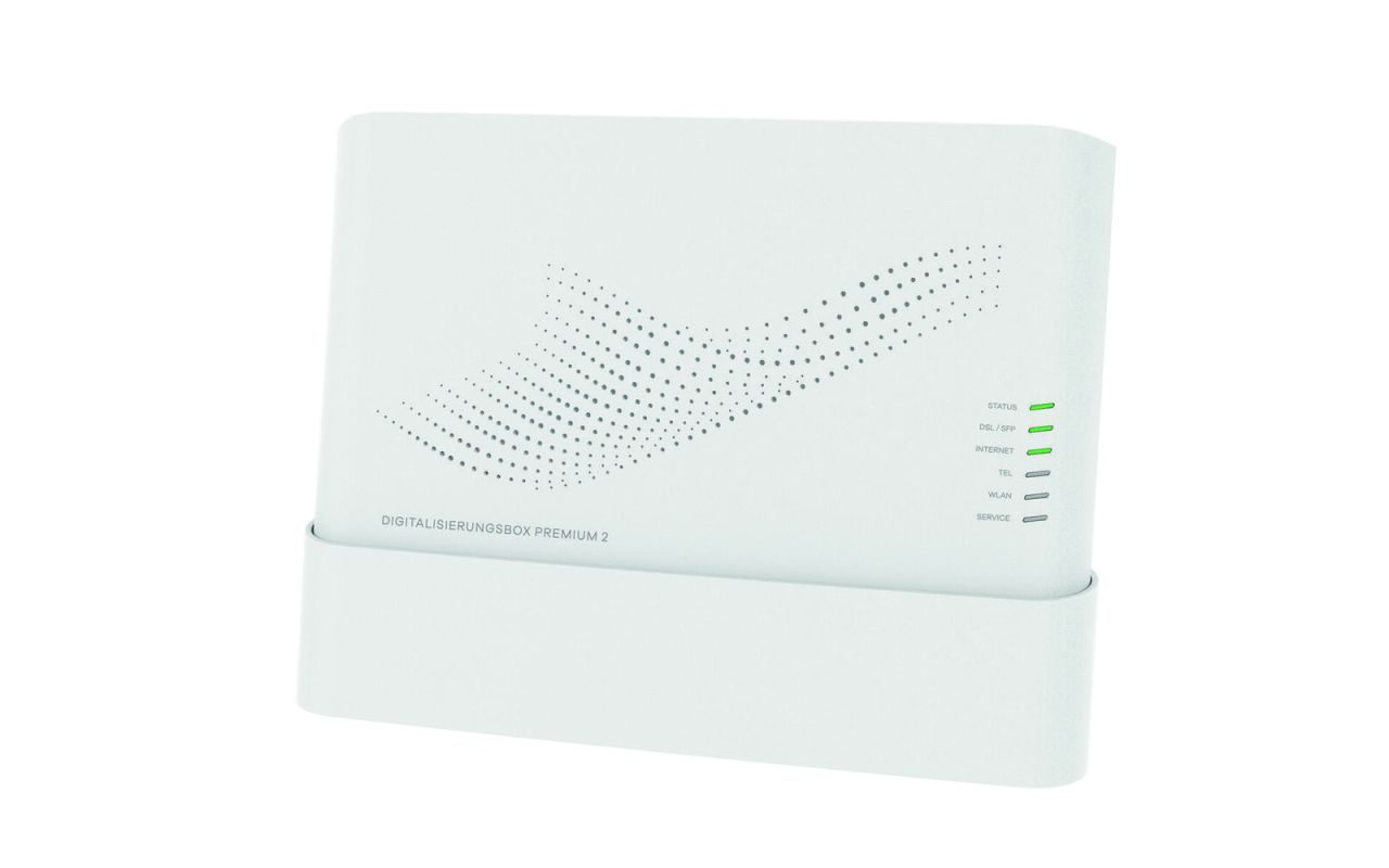 Telekom Digitalisierungsbox Premium 2 4-Gigabit-Ports Dual-Band WiFi 6 weiß (40823406)