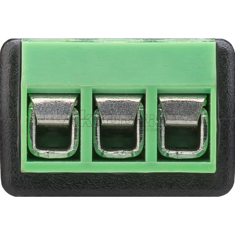 Terminal Block 3-pin > Klinke 3,5 mm Stecker (3-Pin, stereo)