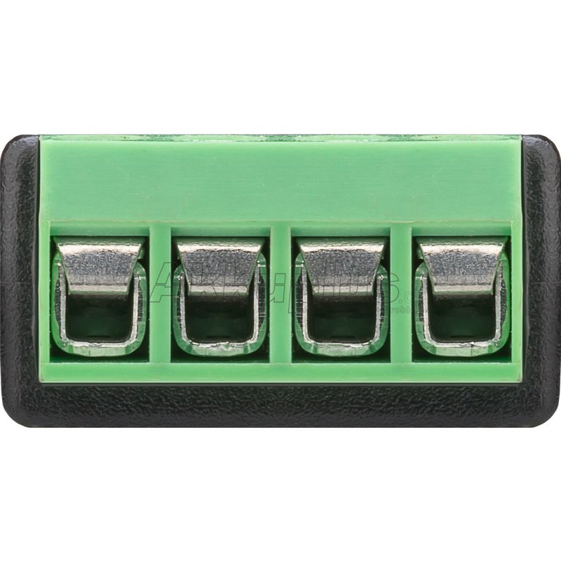 Terminal Block 4-Pin > Klinke 3,5-mm-Buchse (4-Pin, stereo)