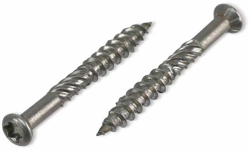 Terrassenbauschrauben, M5x50 mm, Inox, 100 Stück von E.H.G. Lucas GmbH