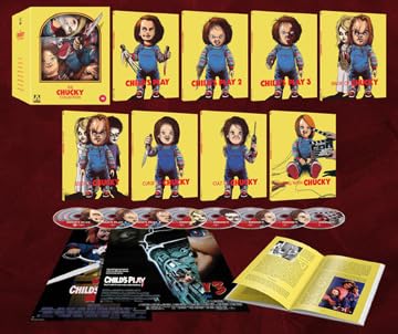 The Chucky Collection - 8-Disc Box Set ( Child's Play / Child's Play 2 / Child's Play 3 / Bride of Chucky / Seed of Chucky / Curse of Chucky / Cult of Chucky / [ UK Import ] (Blu-Ray)