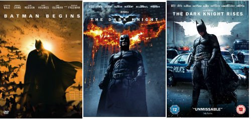 The Complete Dark Knight Trilogy DVD Collection: Batman Begins, The Dark Knight, The Dark Knight Rises The Complete Dark Knight Trilogy DVD Collection: Batman Begins, The Dark Knight, The Dark Knight Rises von CPWORLD
