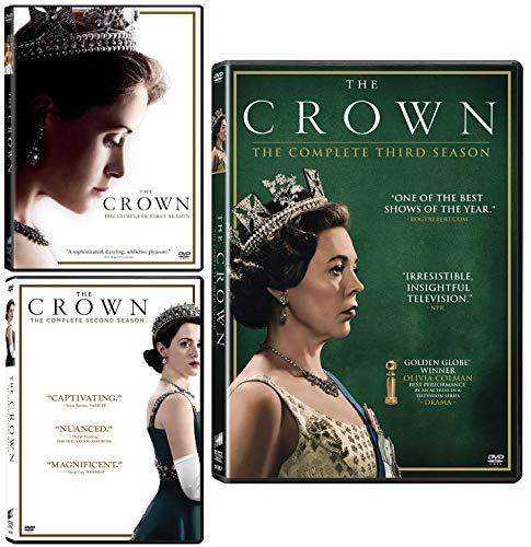 The Crown Season 1,2 and 3 Complete Season 1-3 DVD von ENTEKE