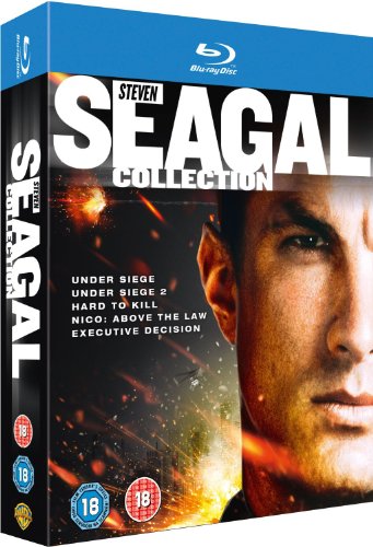 The Steven Seagal Collection (Under Siege, Under Siege 2 - Dark Territory, Hard to Kill, Nico - Above the Law, Executive Decision) [Blu-ray] (Region Free) von Azujos