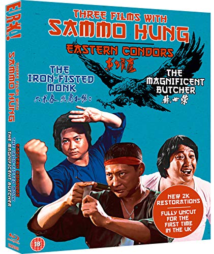 Three Films With Sammo Hung (The Iron-Fisted Monk / Magnificent Butcher / Easten Condors) (Eureka Classics) [Blu-Ray] (Keine deutsche Version) von Eureka Entertainment