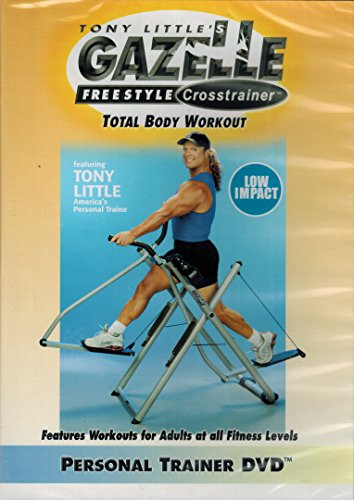 Tony Little's Gazelle Freestyle Crosstrainer Total Body Workout (low impact) Personal Trainer DVD