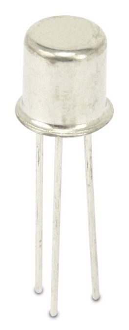 Transistor BC107B, NPN, 45 V, 0,2A, 0,3W, TO18 von Continental Device India Ltd