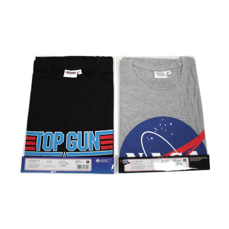 Tshirts NASA & TOPGUN verschiedene Größen Shirt grau schwarz von Default