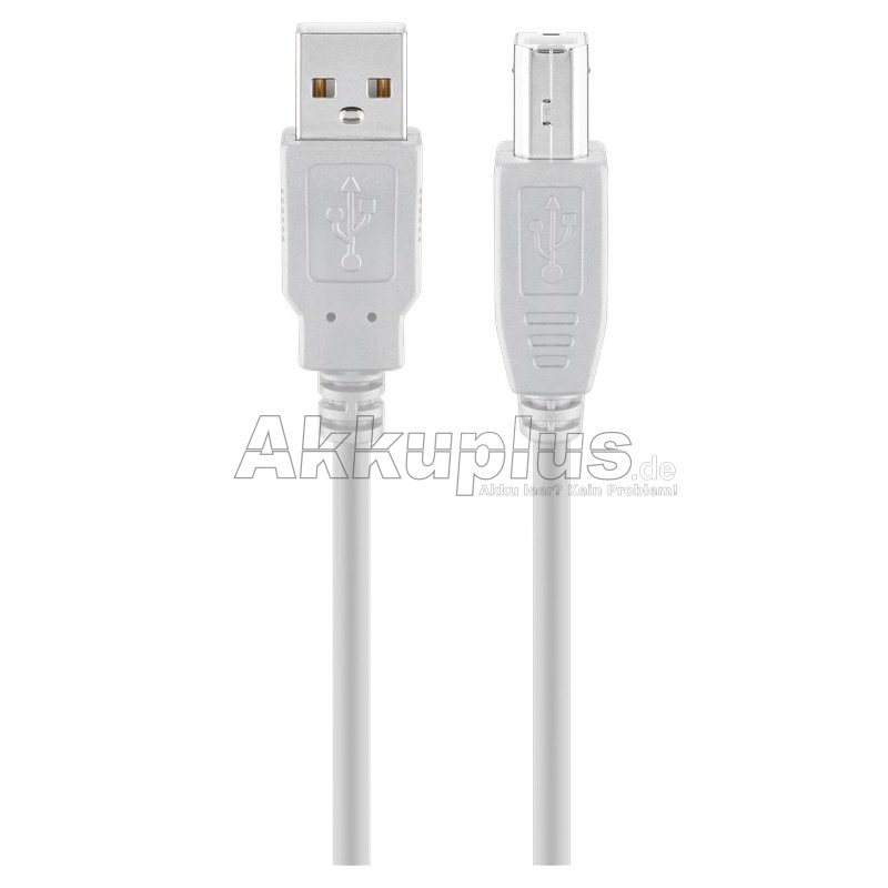 USB 2.0 Hi-Speed-Kabel, grau